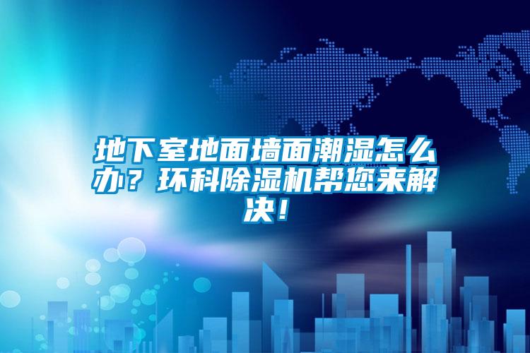 地下室地面墻面潮濕怎么辦？環科除濕機幫您來解決！