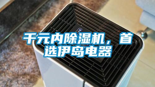 千元內除濕機，首選伊島電器