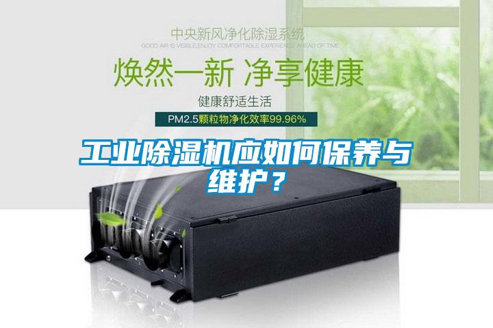 工業除濕機應如何保養與維護？