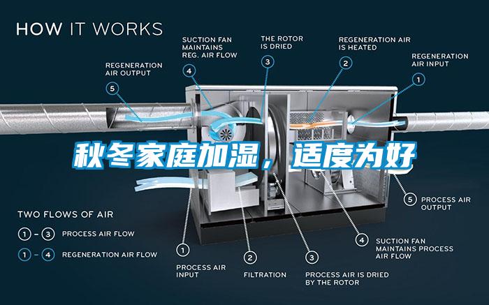 秋冬家庭加濕，適度為好