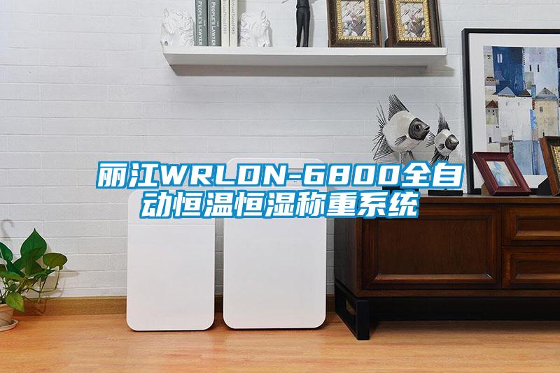 麗江WRLDN-6800全自動恒溫恒濕稱重系統