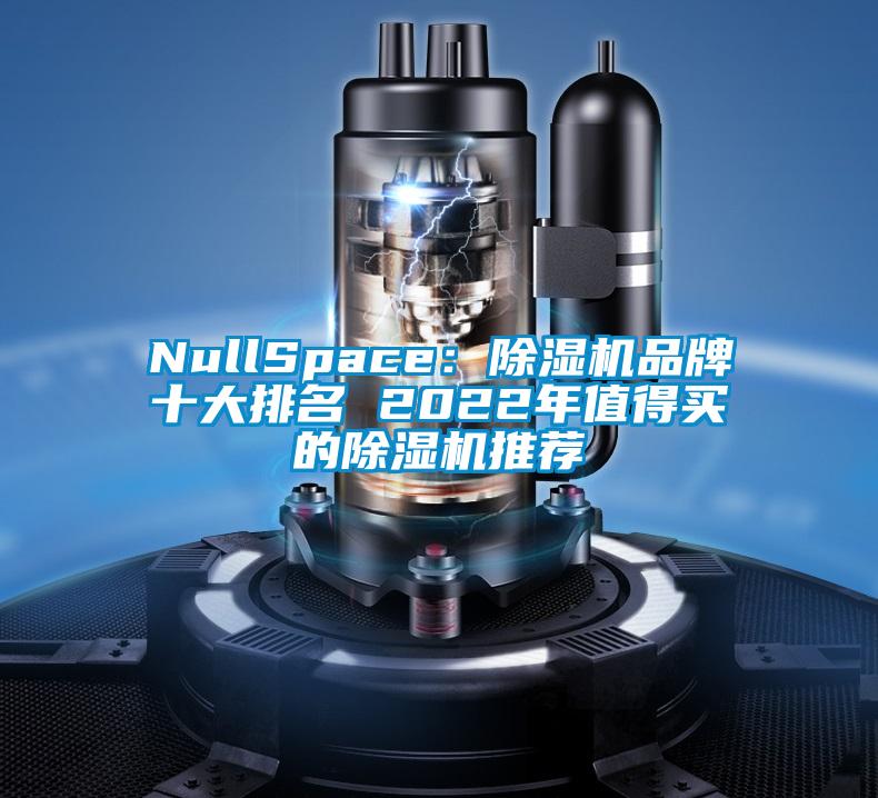 NullSpace：除濕機品牌十大排名 2022年值得買的除濕機推薦