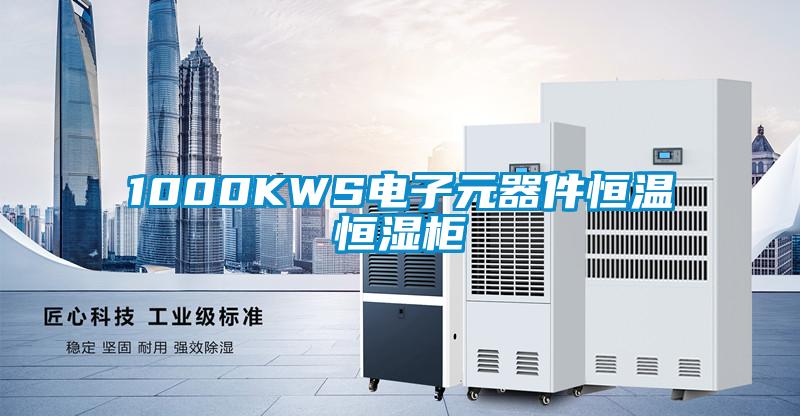 1000KWS電子元器件恒溫恒濕柜