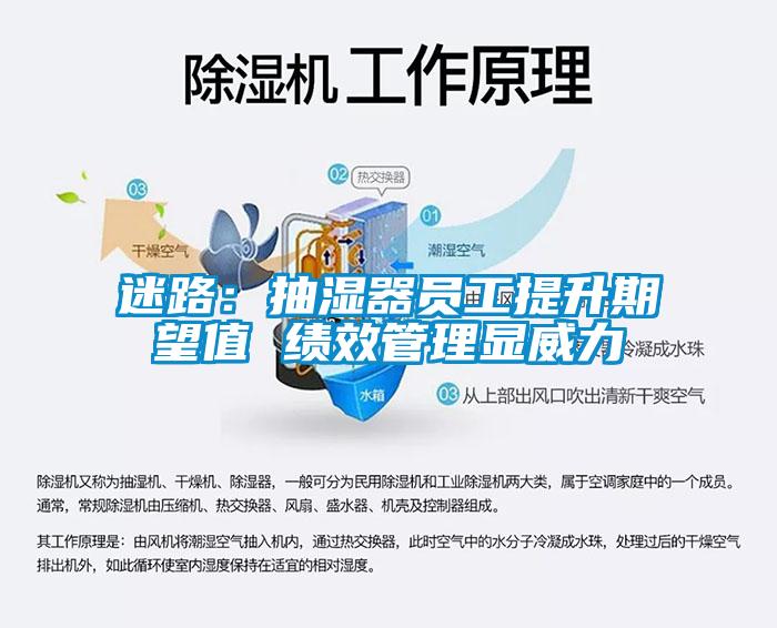 迷路：抽濕器員工提升期望值 績效管理顯威力