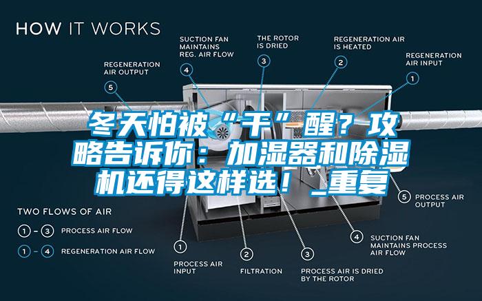 冬天怕被“干”醒？攻略告訴你：加濕器和除濕機還得這樣選！_重復