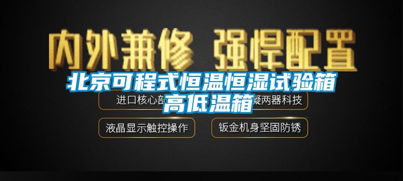 北京可程式恒溫恒濕試驗箱 高低溫箱