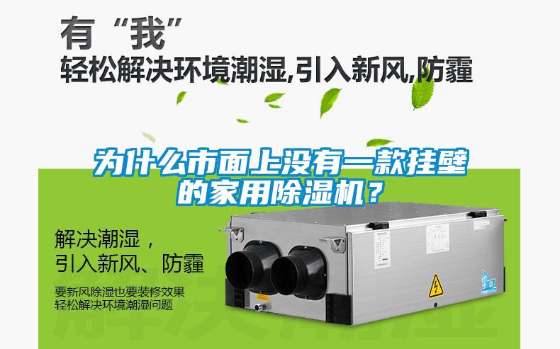 為什么市面上沒有一款掛壁的家用除濕機？