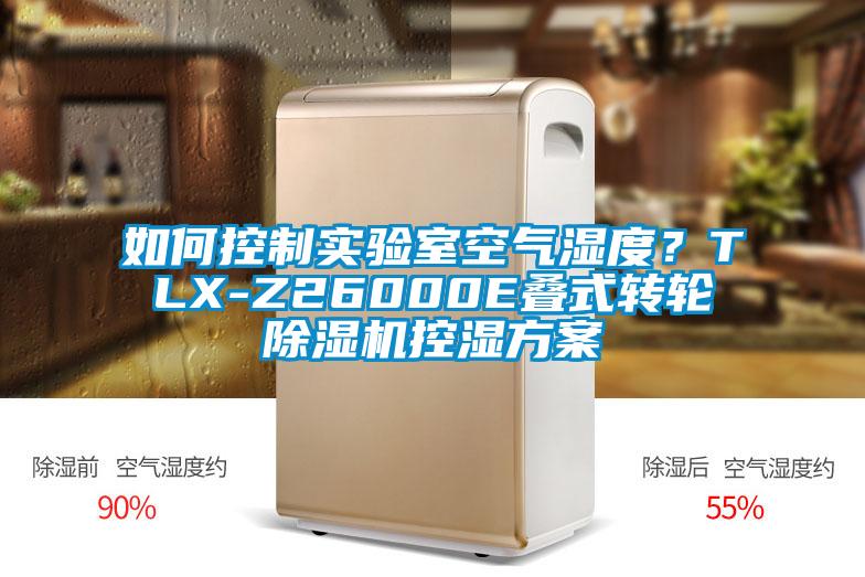 如何控制實驗室空氣濕度？TLX-Z26000E疊式轉輪除濕機控濕方案