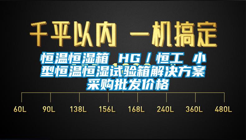 恒溫恒濕箱 HG／恒工 小型恒溫恒濕試驗箱解決方案 采購批發價格