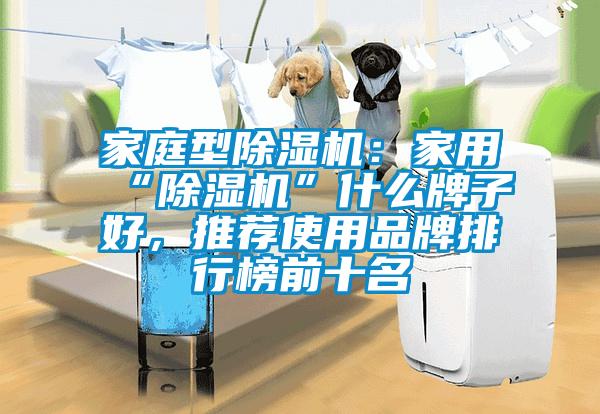 家庭型除濕機：家用“除濕機”什么牌子好，推薦使用品牌排行榜前十名