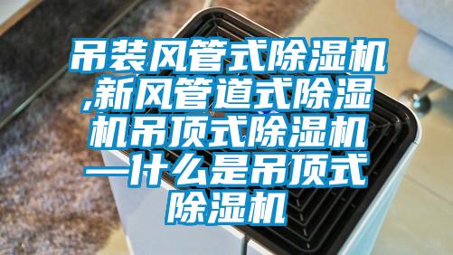 吊裝風管式除濕機,新風管道式除濕機吊頂式除濕機—什么是吊頂式除濕機