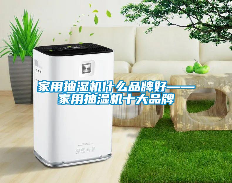 家用抽濕機什么品牌好——家用抽濕機十大品牌