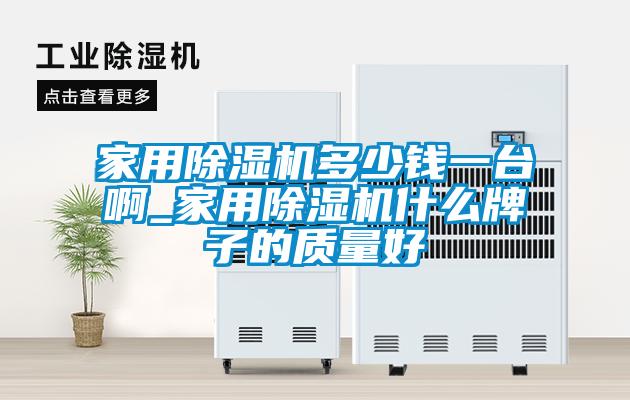 家用除濕機多少錢一臺啊_家用除濕機什么牌子的質量好