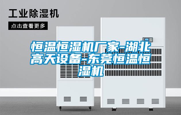 恒溫恒濕機廠家-湖北高天設備-東莞恒溫恒濕機