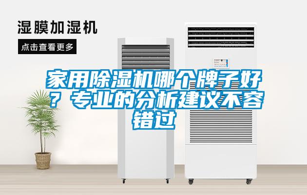 家用除濕機(jī)哪個牌子好？專業(yè)的分析建議不容錯過