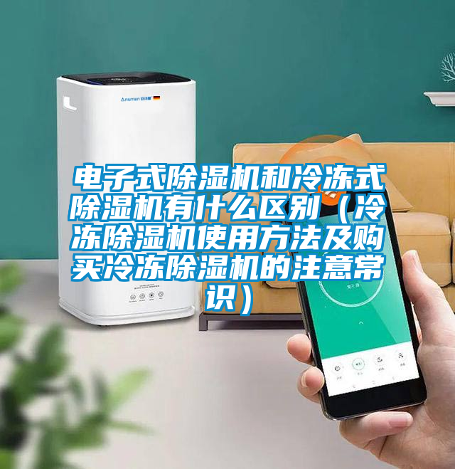 電子式除濕機和冷凍式除濕機有什么區別（冷凍除濕機使用方法及購買冷凍除濕機的注意常識）