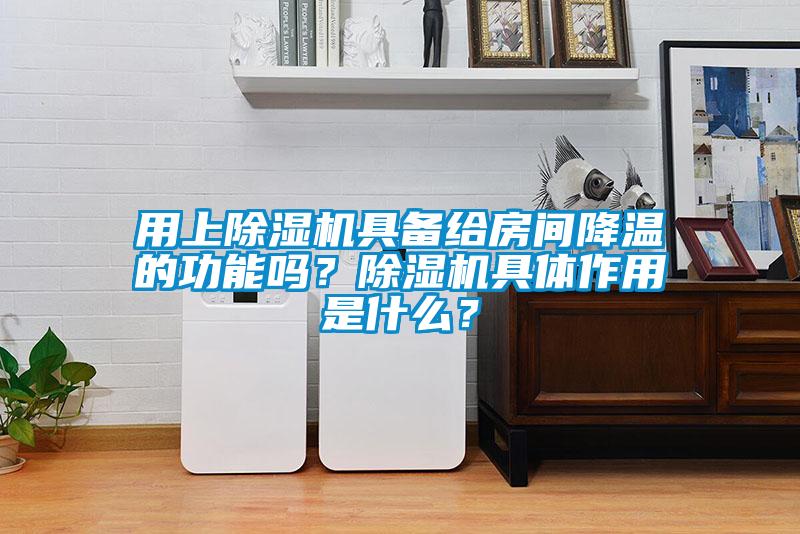 用上除濕機具備給房間降溫的功能嗎？除濕機具體作用是什么？