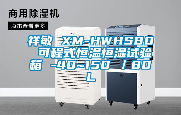 祥敏 XM-HWHS80 可程式恒溫恒濕試驗箱 -40~150℃／80L