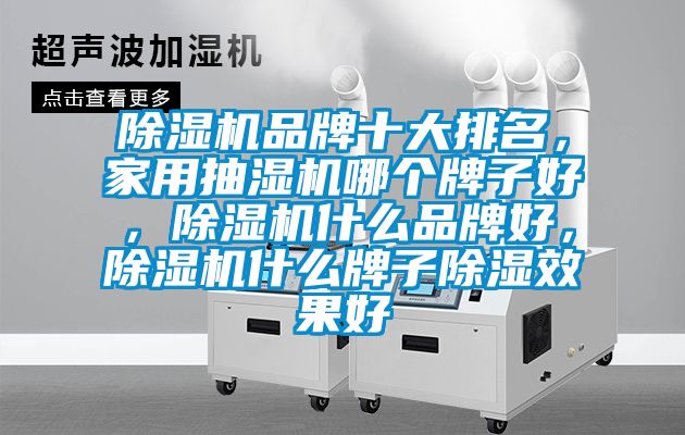 除濕機品牌十大排名，家用抽濕機哪個牌子好，除濕機什么品牌好，除濕機什么牌子除濕效果好